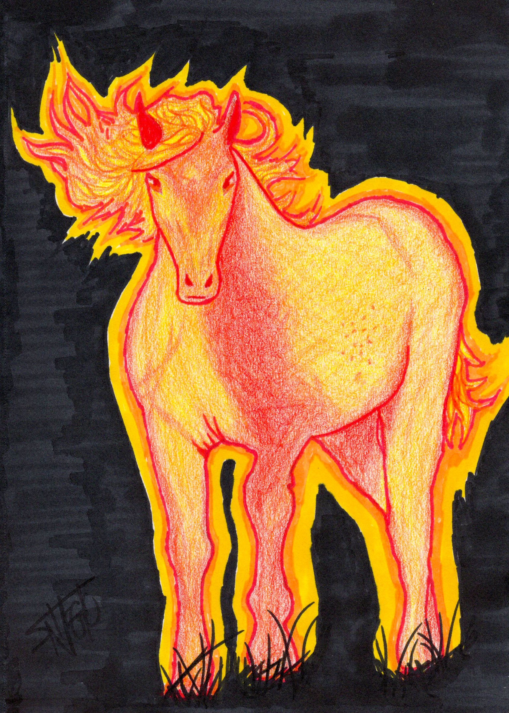 year of the horse print